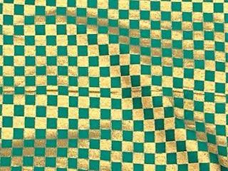 10mm Check - Carnival Metallic Brocade