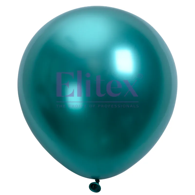 12" Green Metallic SuperGlow Round Latex Balloons | 50 Count