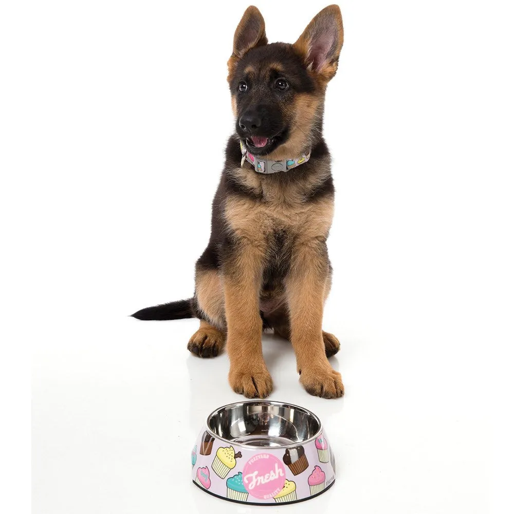 15% OFF: FuzzYard Easy Feeder Dog Bowl - Fresh Cupcakes