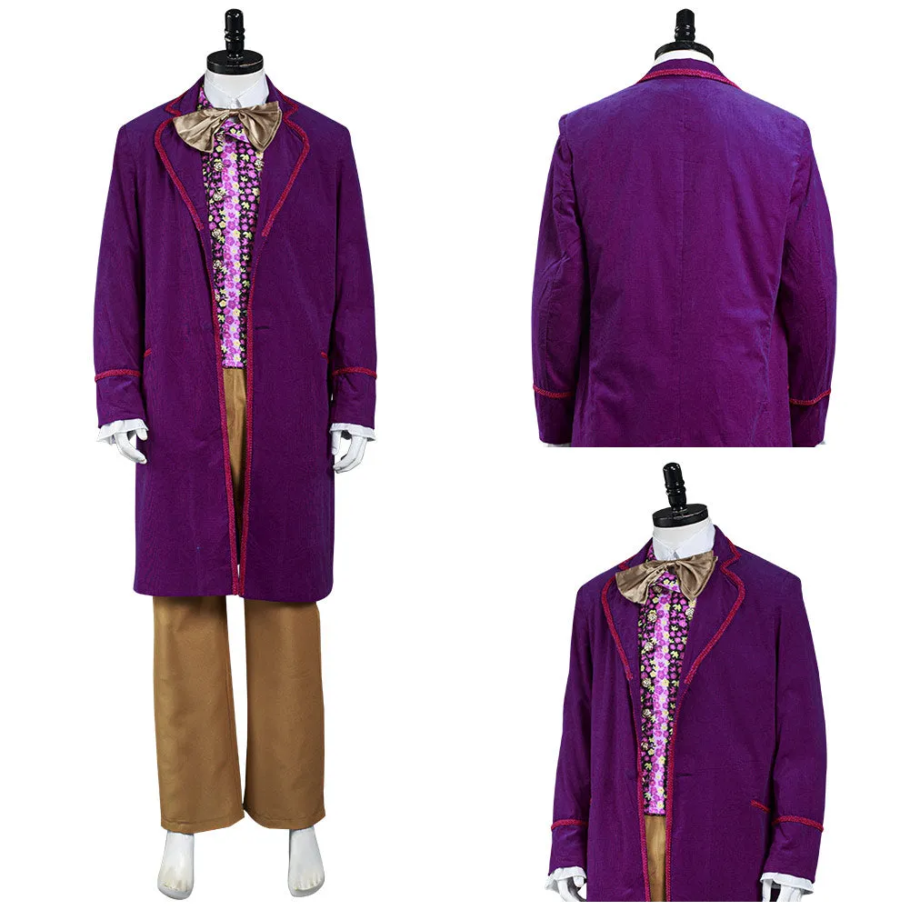 1971 Willy Wonka and the Chocolate Factory Wonka Tenue Cosplay Costume