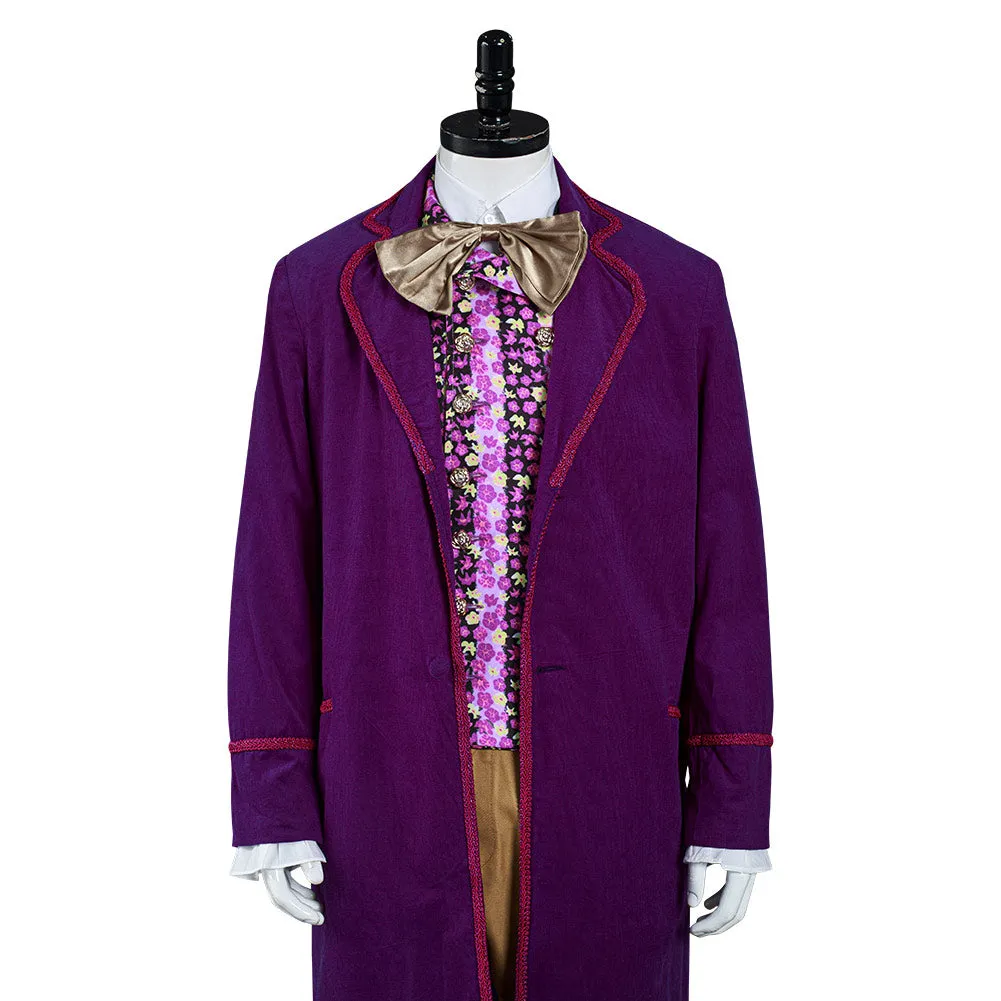 1971 Willy Wonka and the Chocolate Factory Wonka Tenue Cosplay Costume