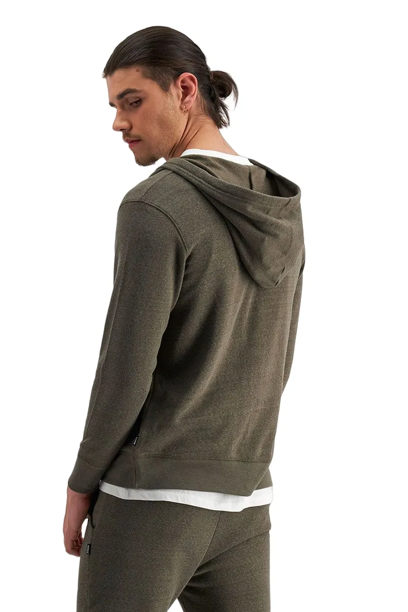 2 x Bonds Mens Essential Zip Hoodie Pullover Jumper Wilderness Olive