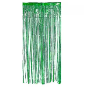 2m Metallic Shimmer Curtain - Green