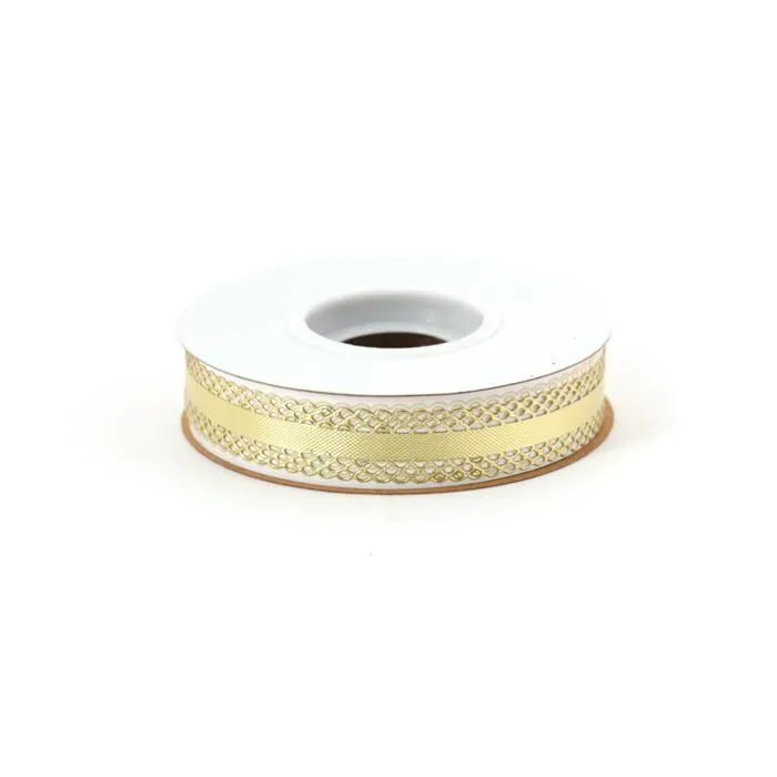 #3 Offray Metallic Majestic Ribbon - 5/8" Wide x 20 Yards Long | 1 Spool  (WHILE SUPPLIES LAST)