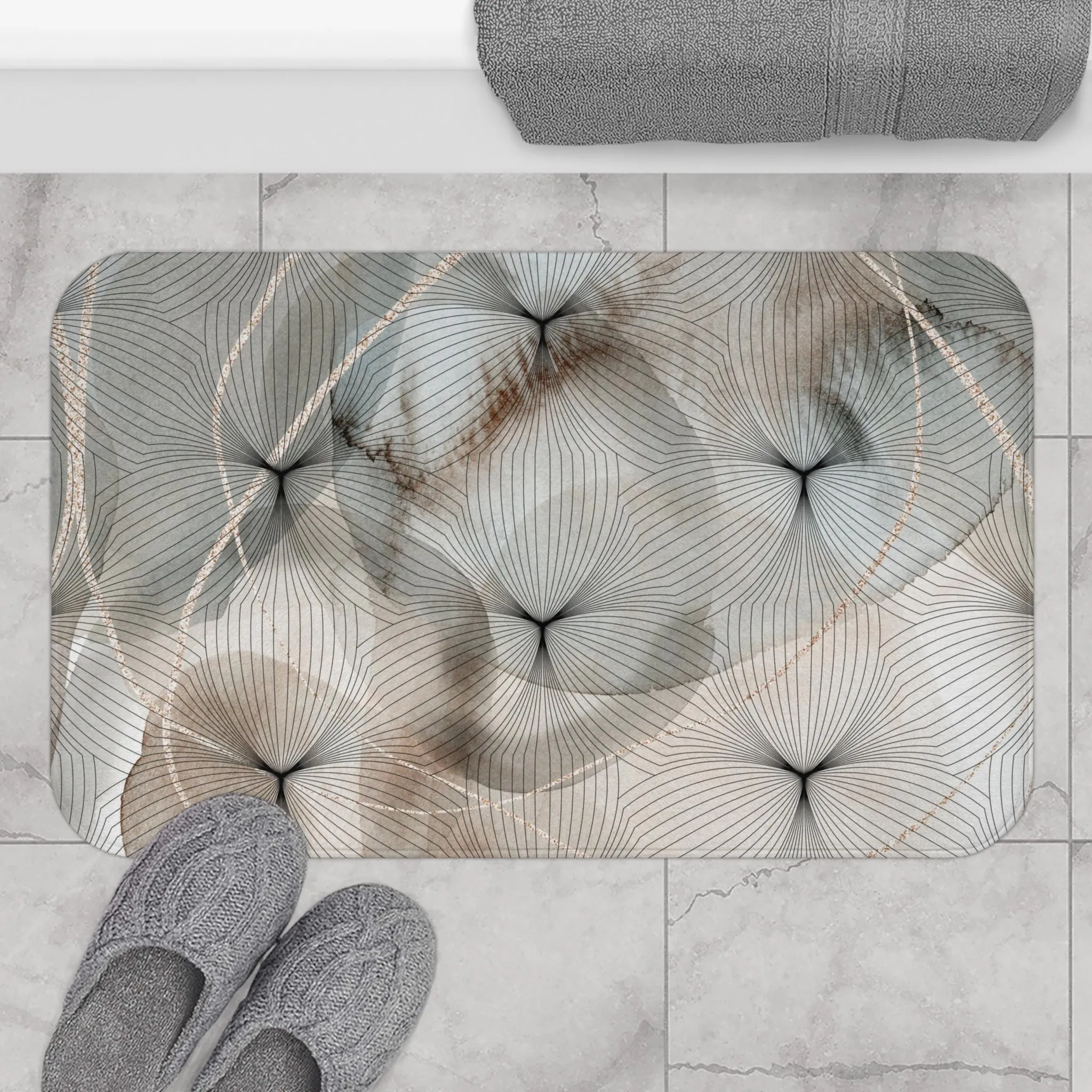 Abstract Bath Mat