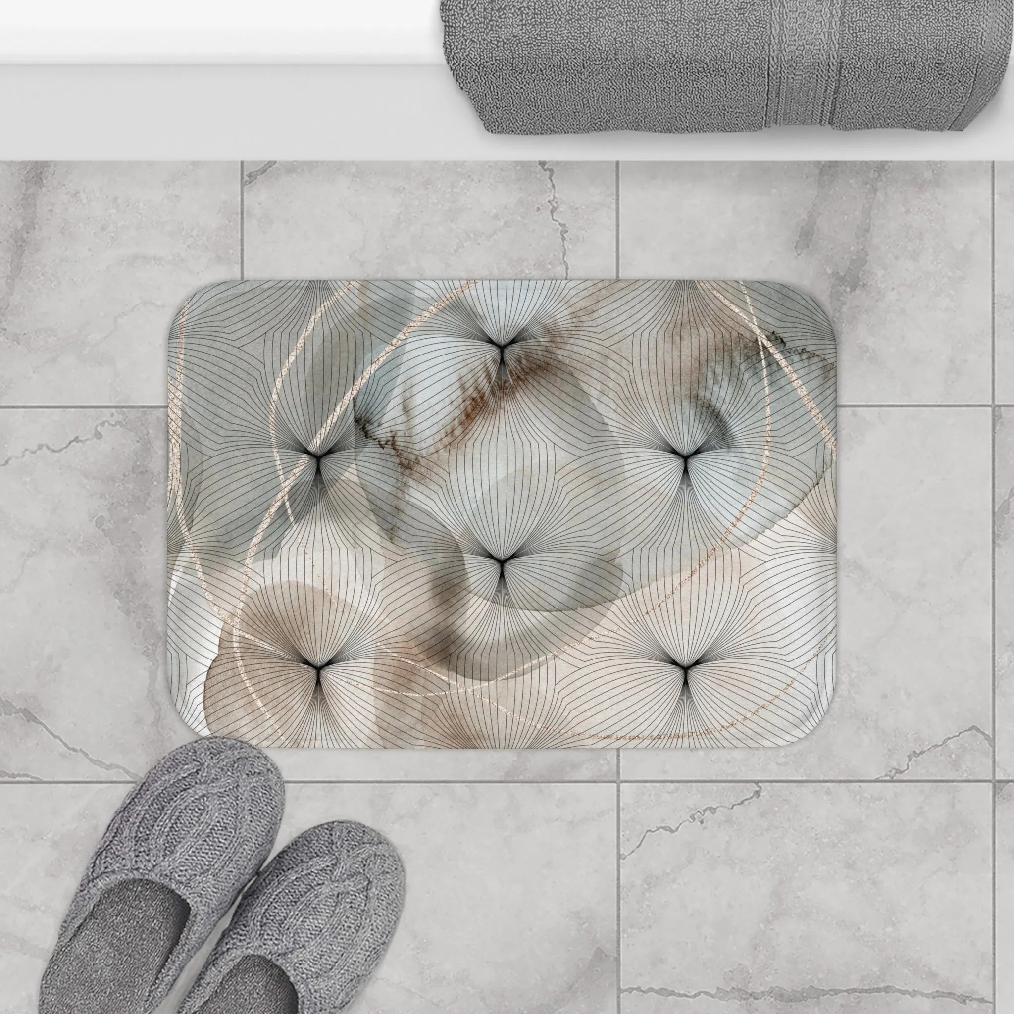 Abstract Bath Mat