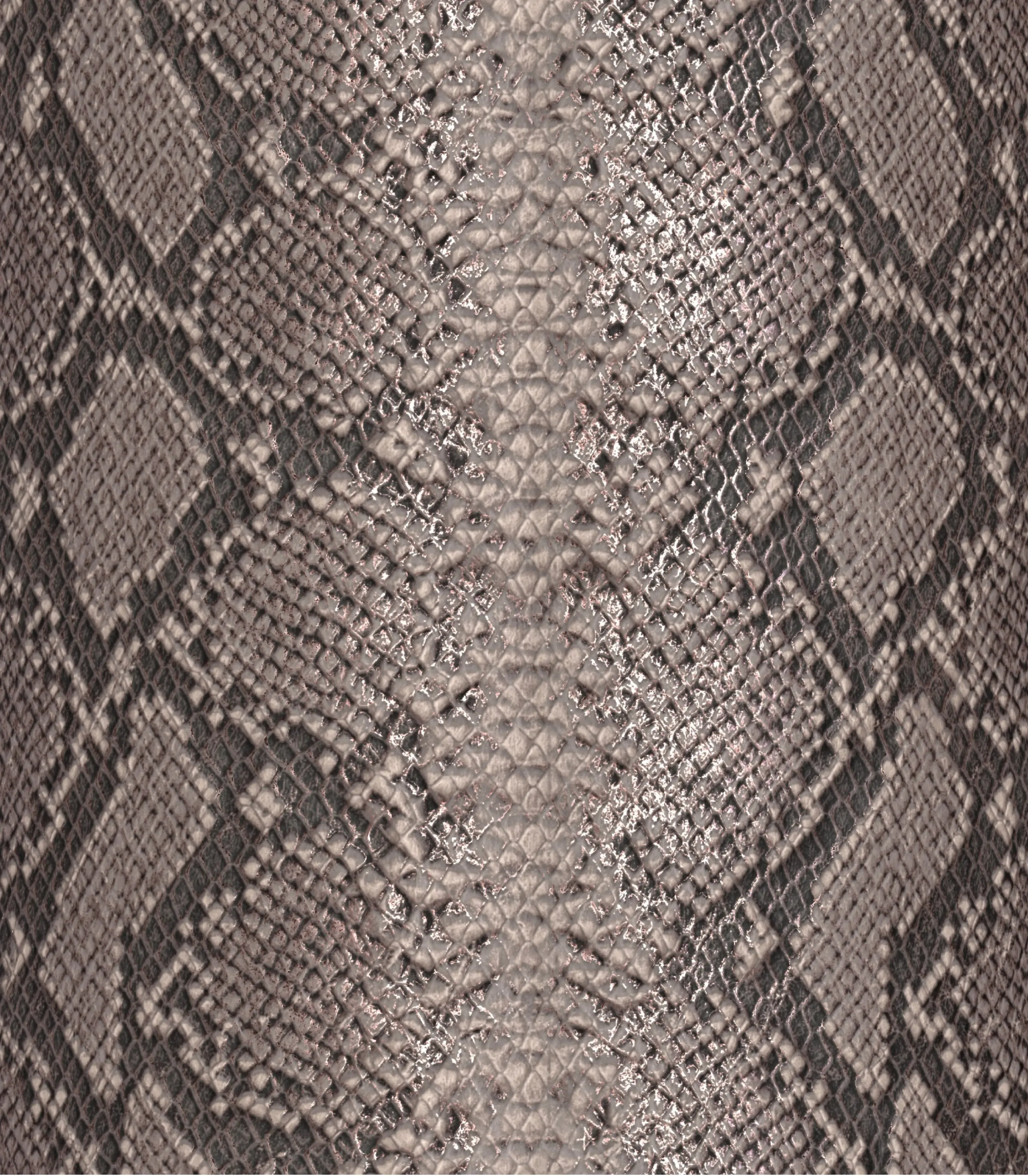 Africa Python Metallic Snake Cowhide