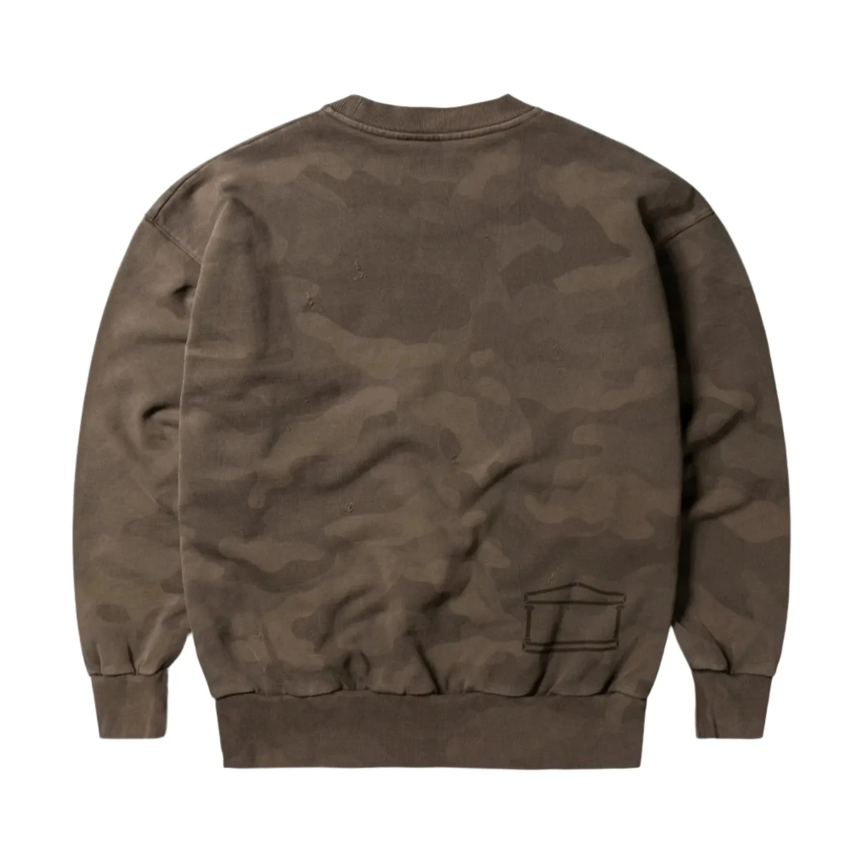 Aged Camo Sweat / ARIES / DARK OLIVE