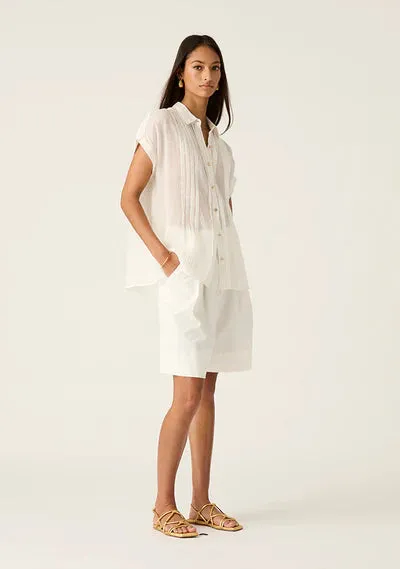 ALESSIA TUNIC SHIRT | White