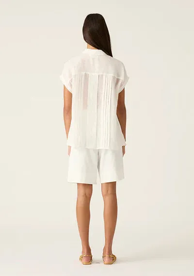 ALESSIA TUNIC SHIRT | White