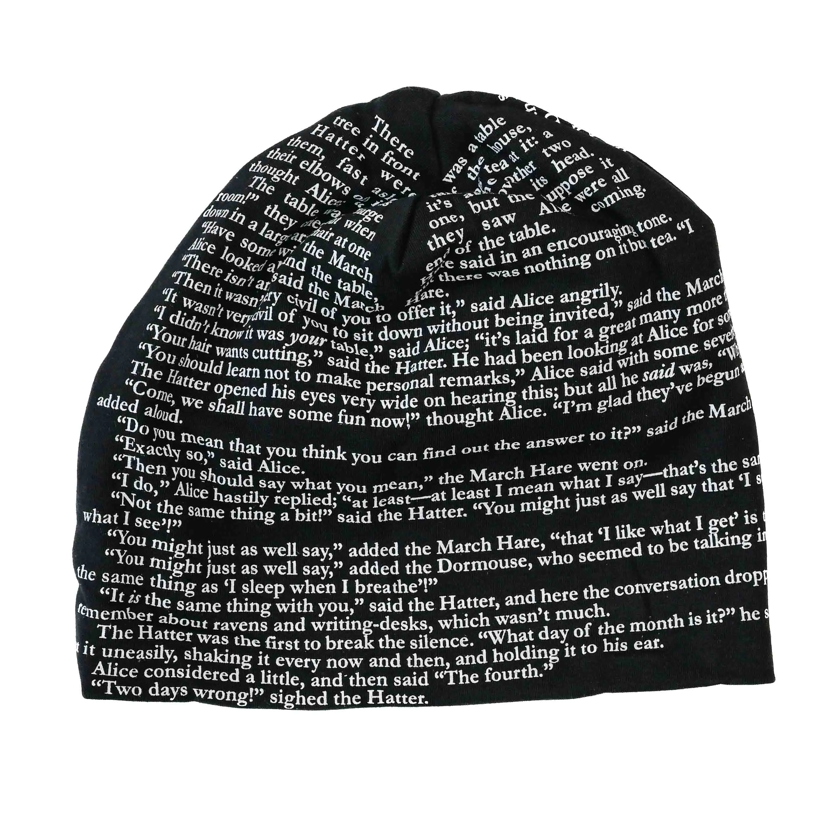 Alice in Wonderland Book Beanie