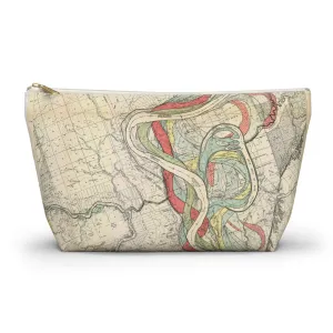 Ancient Courses Mississippi River Meander Accessory Pouch w T-bottom