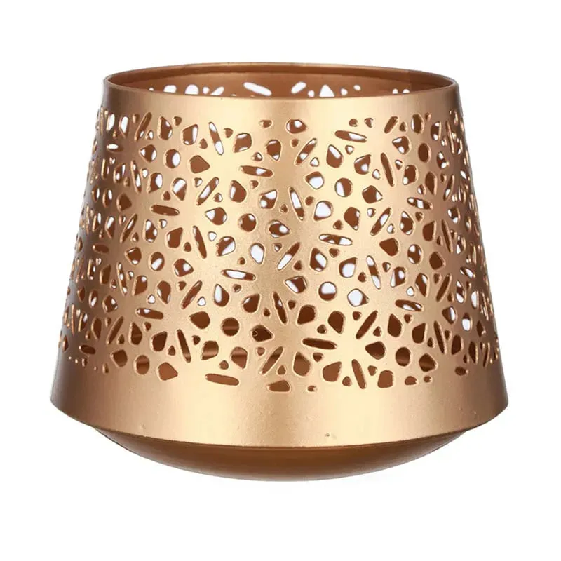 Antique Metal Lantern Tealight Holder | 5 x 4 inches