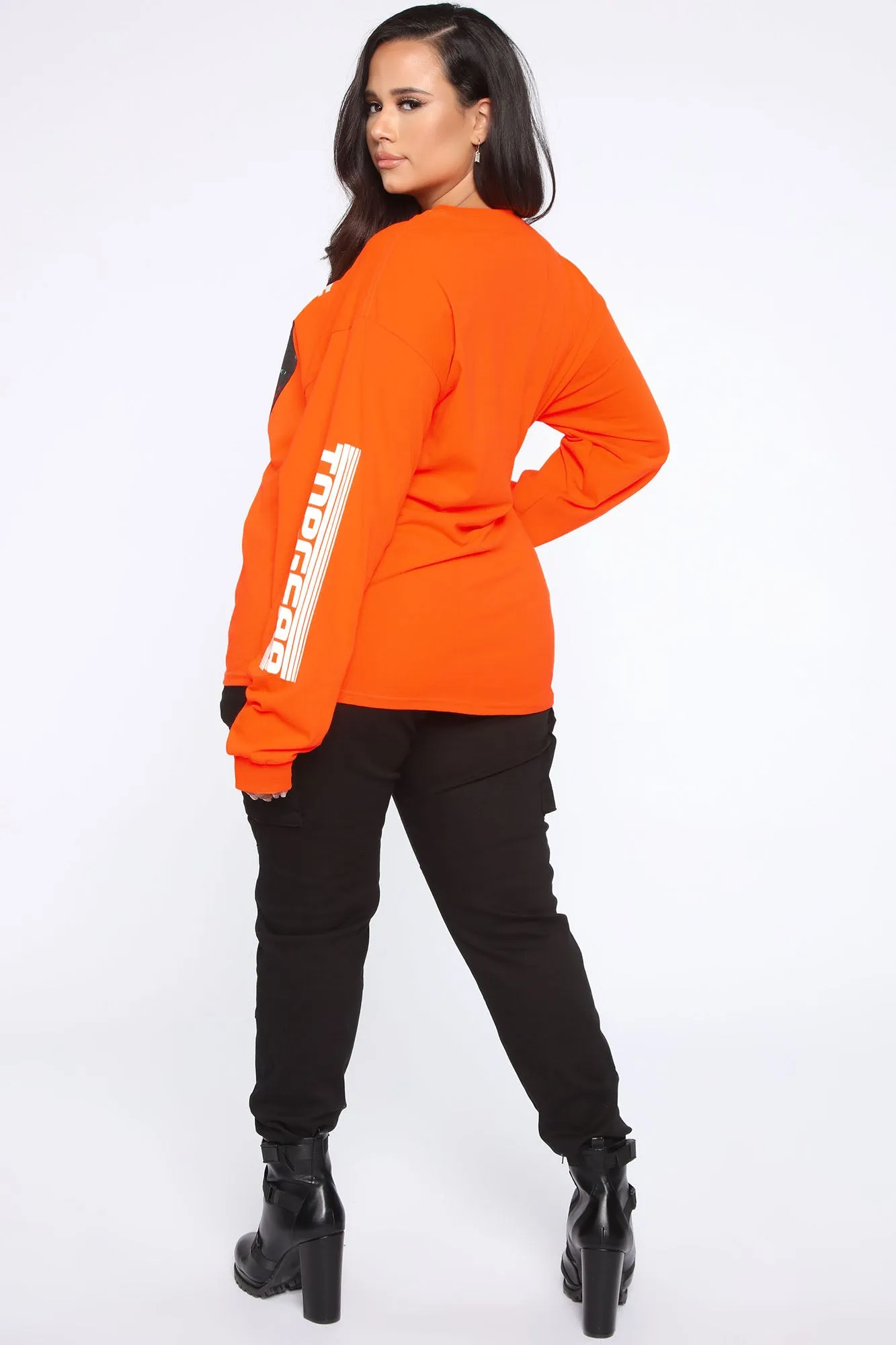 Arcade LS Tunic Tee - Orange