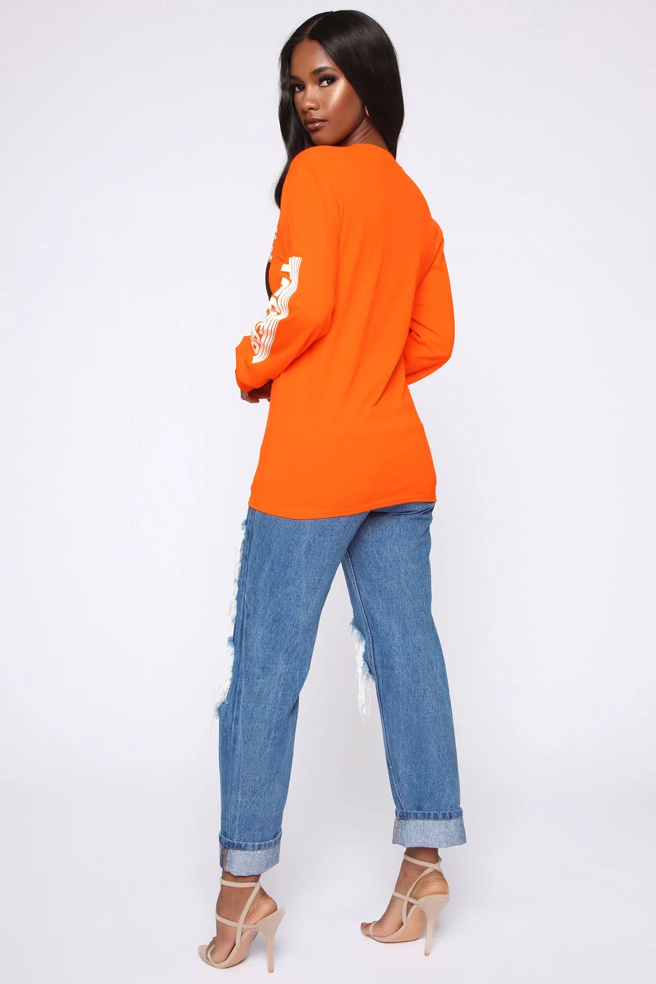 Arcade LS Tunic Tee - Orange