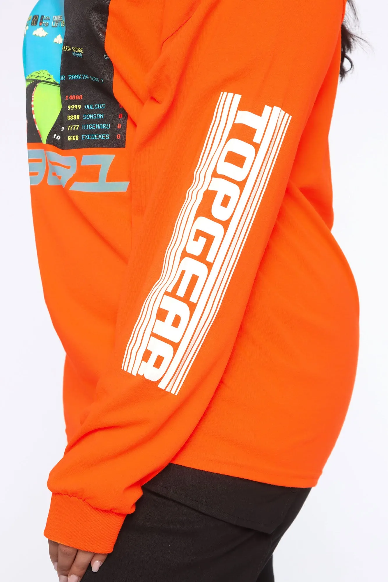 Arcade LS Tunic Tee - Orange