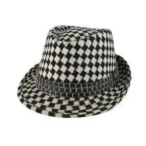 Argyle Pattern Fedora Hat