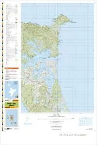 AT25 North Cape Topographic Map (Otou) by Land Information New Zealand (2013)