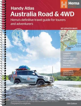 Australia Road and 4WD Handy Atlas | 185 x 248mm