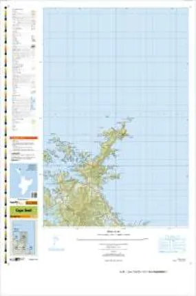 AV30 Cape Brett Topographic Map by Land Information New Zealand (2013)