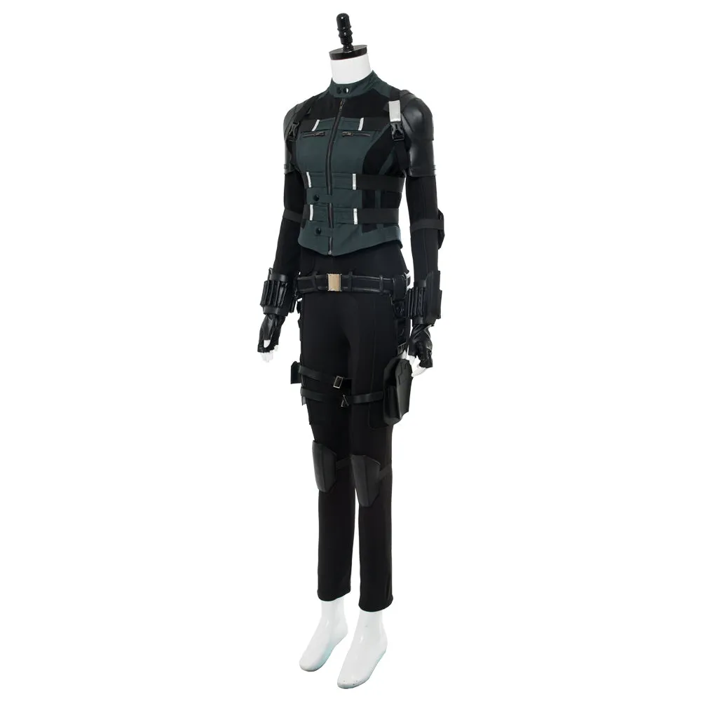 Avengers 3 La guerre de l'Infini Black Widow Natasha Romanova Cosplay Costume