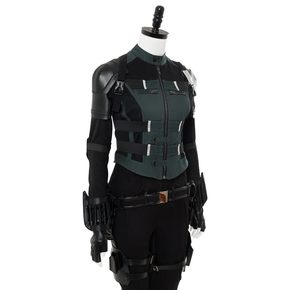 Avengers 3 La guerre de l'Infini Black Widow Natasha Romanova Cosplay Costume