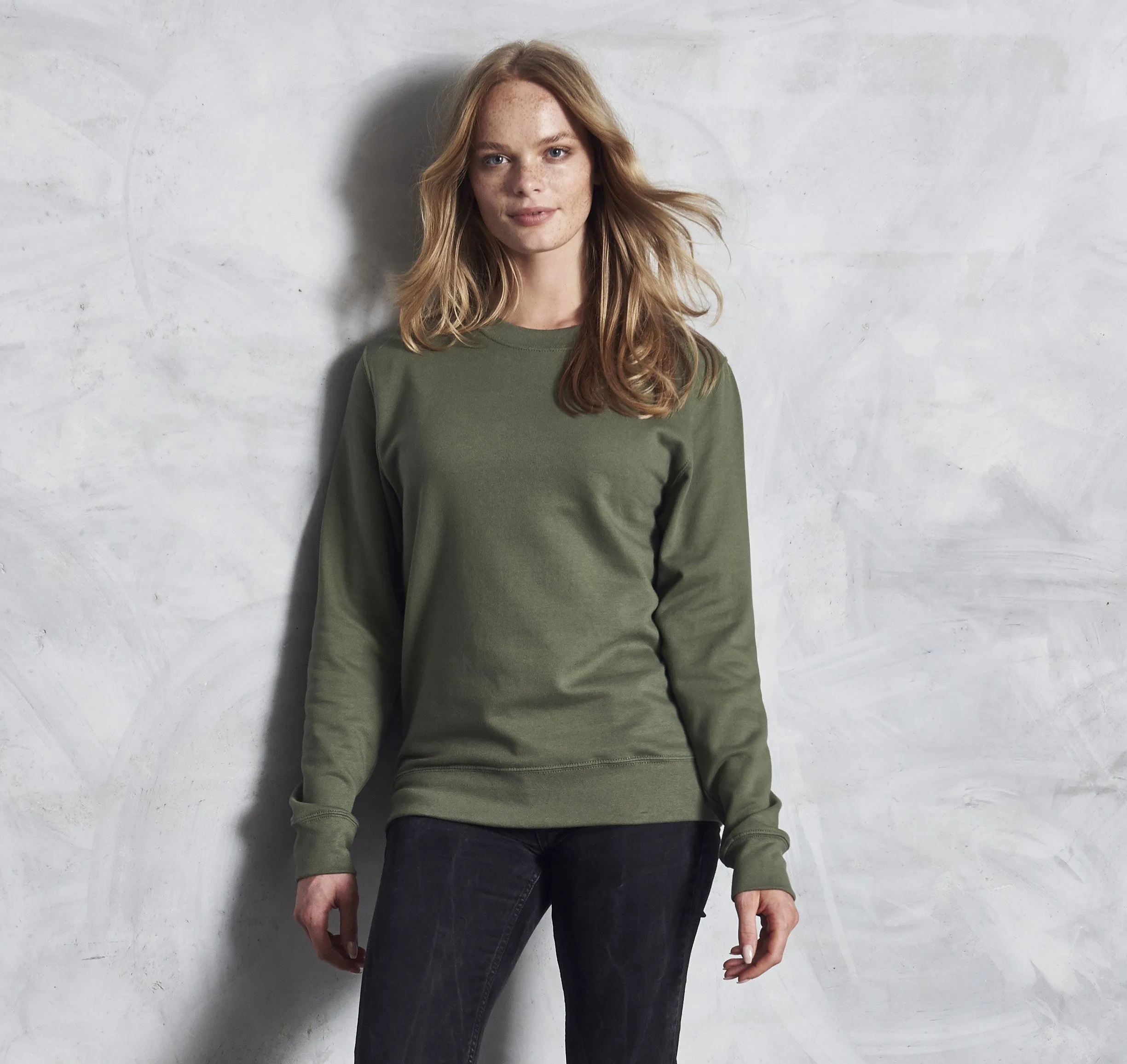 AWDis Sweatshirt | OLIVE GREEN