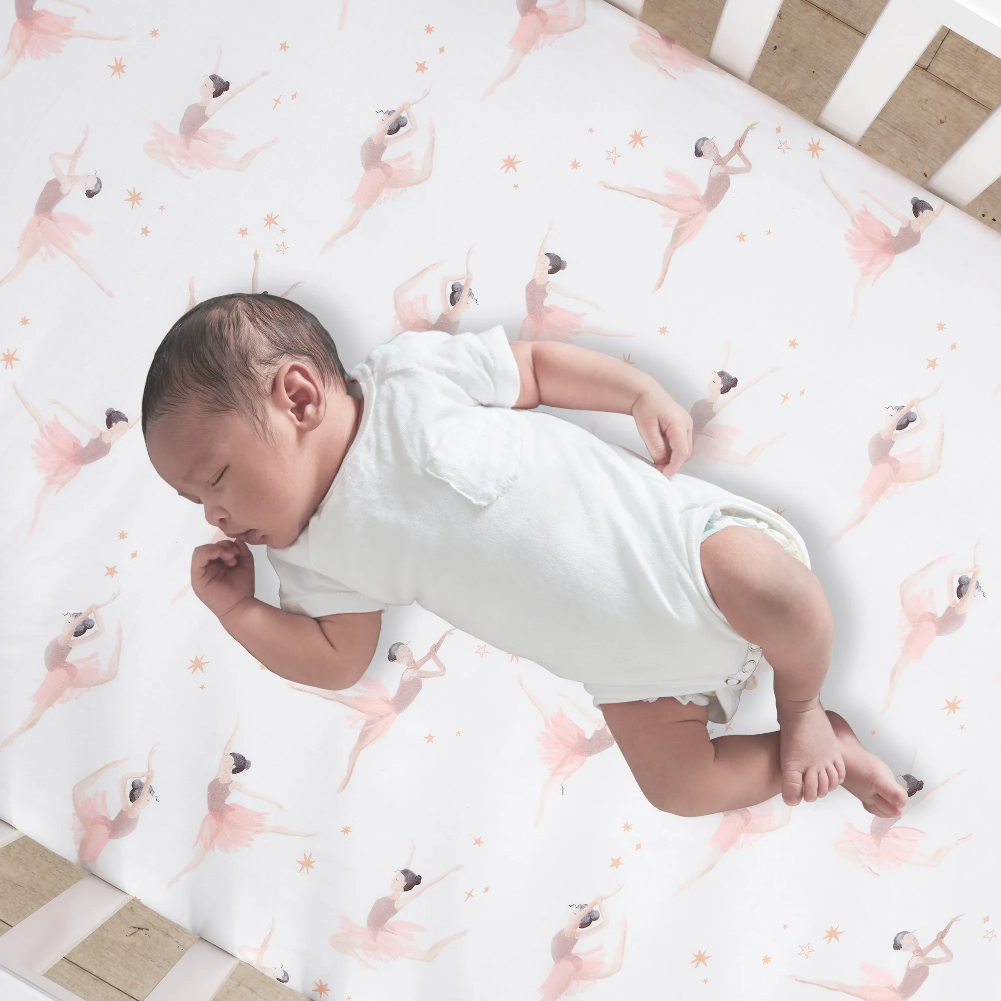 Ballerina Baby 3-Piece Crib Bedding Set