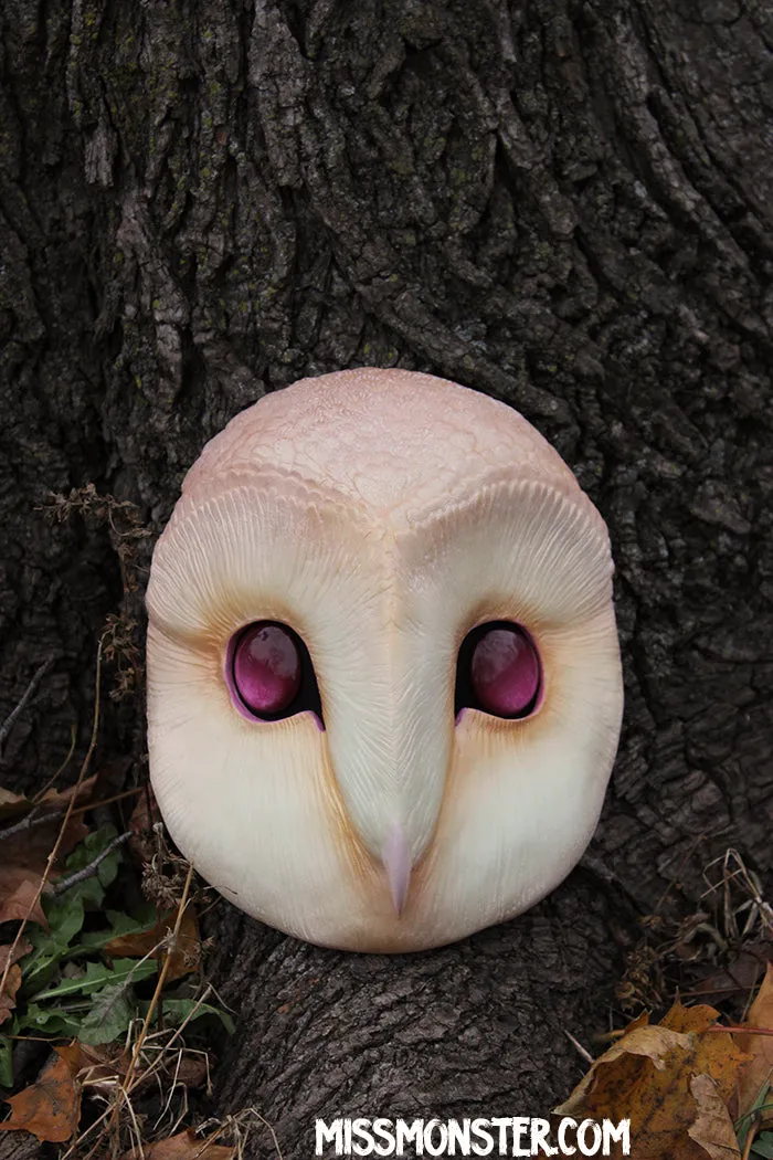 BARN OWL BLANK MASK