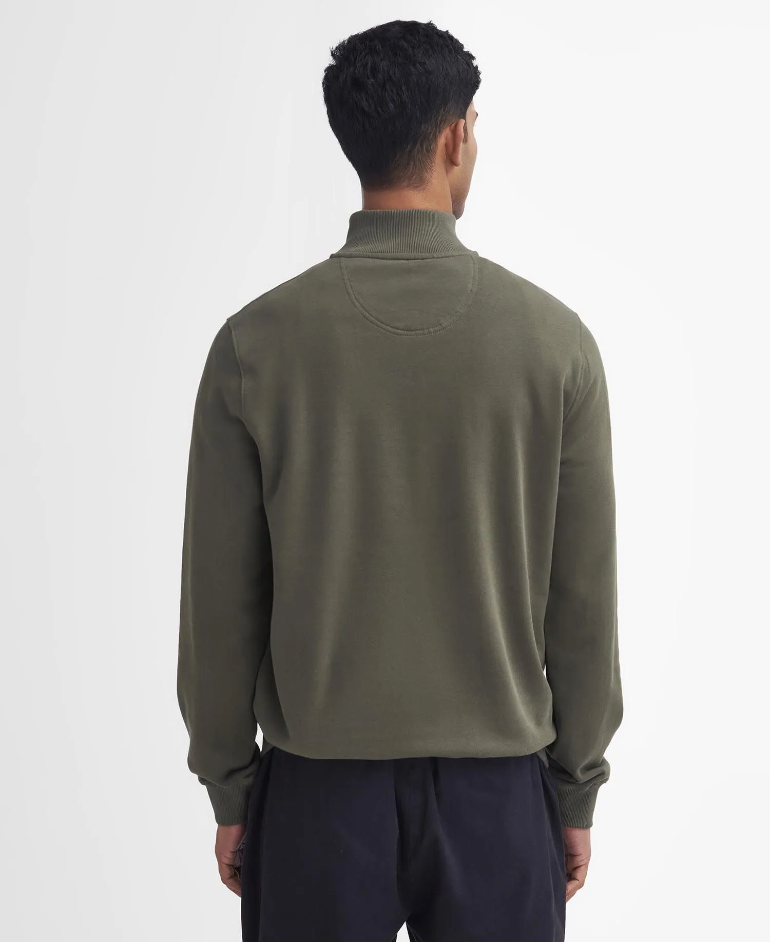 Beckhill Half-Zip Sweatshirt - Mid Olive