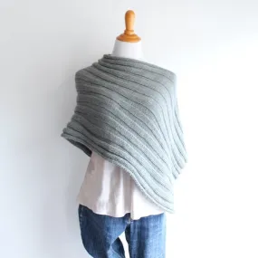 Berroco Olive Poncho/Wrap Project