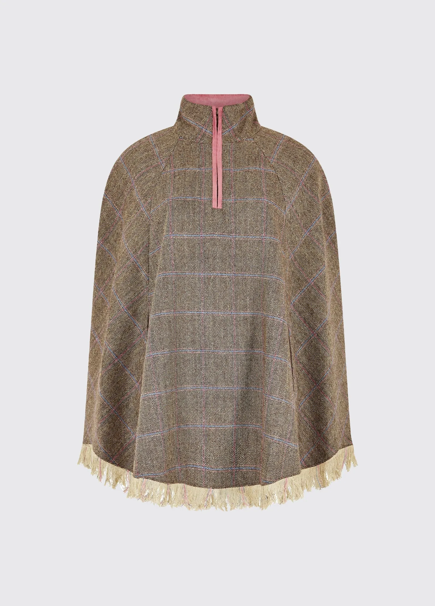 Blackmoor Tweed Cape - Woodrose