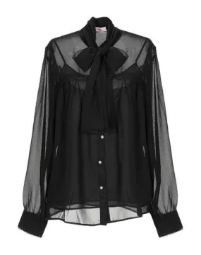 Blugirl Blumarine Women Shirt Black 8 UK