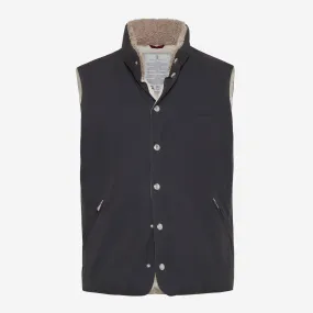 Brunello Cucinelli Techno Cotton Gabardine Down Gilet