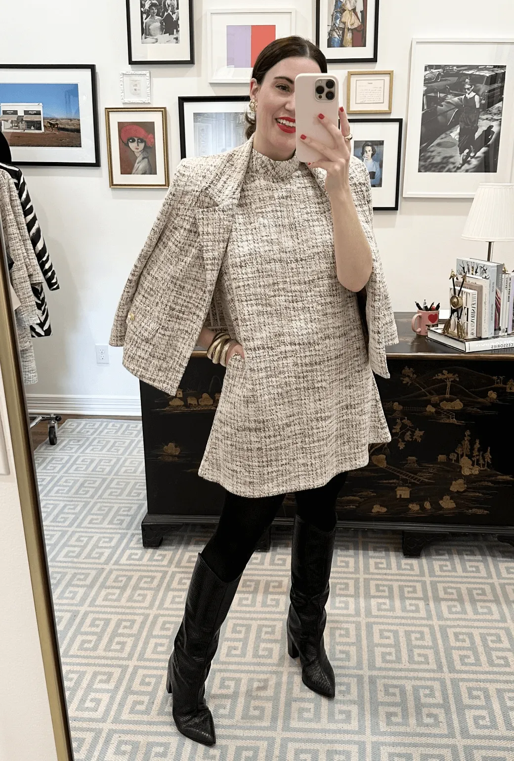 BURU x Val Mod Dress - Ivory Tweed