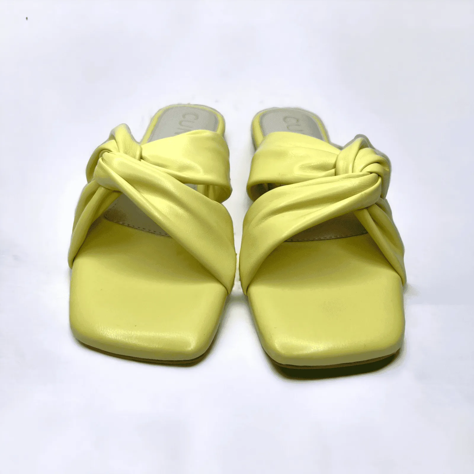 Canary Yellow Crossover Flats