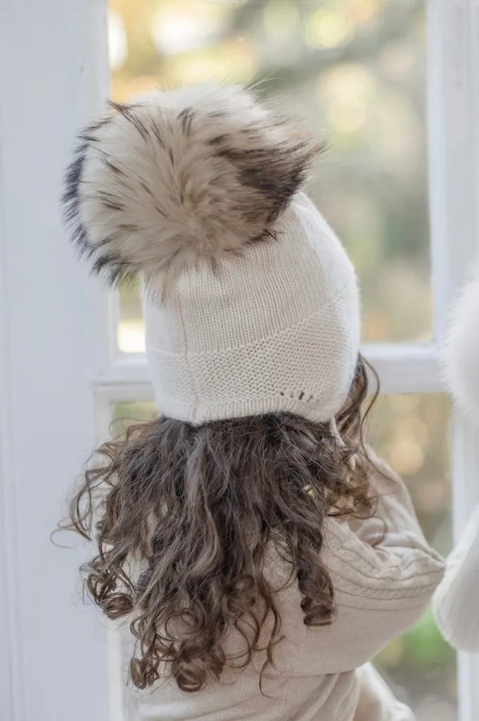 Cashmere Single Pom Tassel Hat