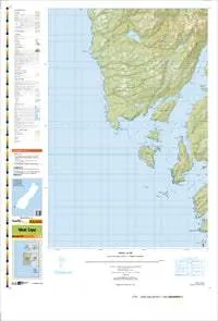 CF04 West Cape Topographic Map by Land Information New Zealand (2013)