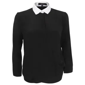 Chloe Wrap Collared Blouse