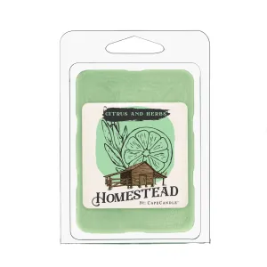 Citrus & Herbs 3.5oz Homestead Soy Wax Melts by Cape Candle