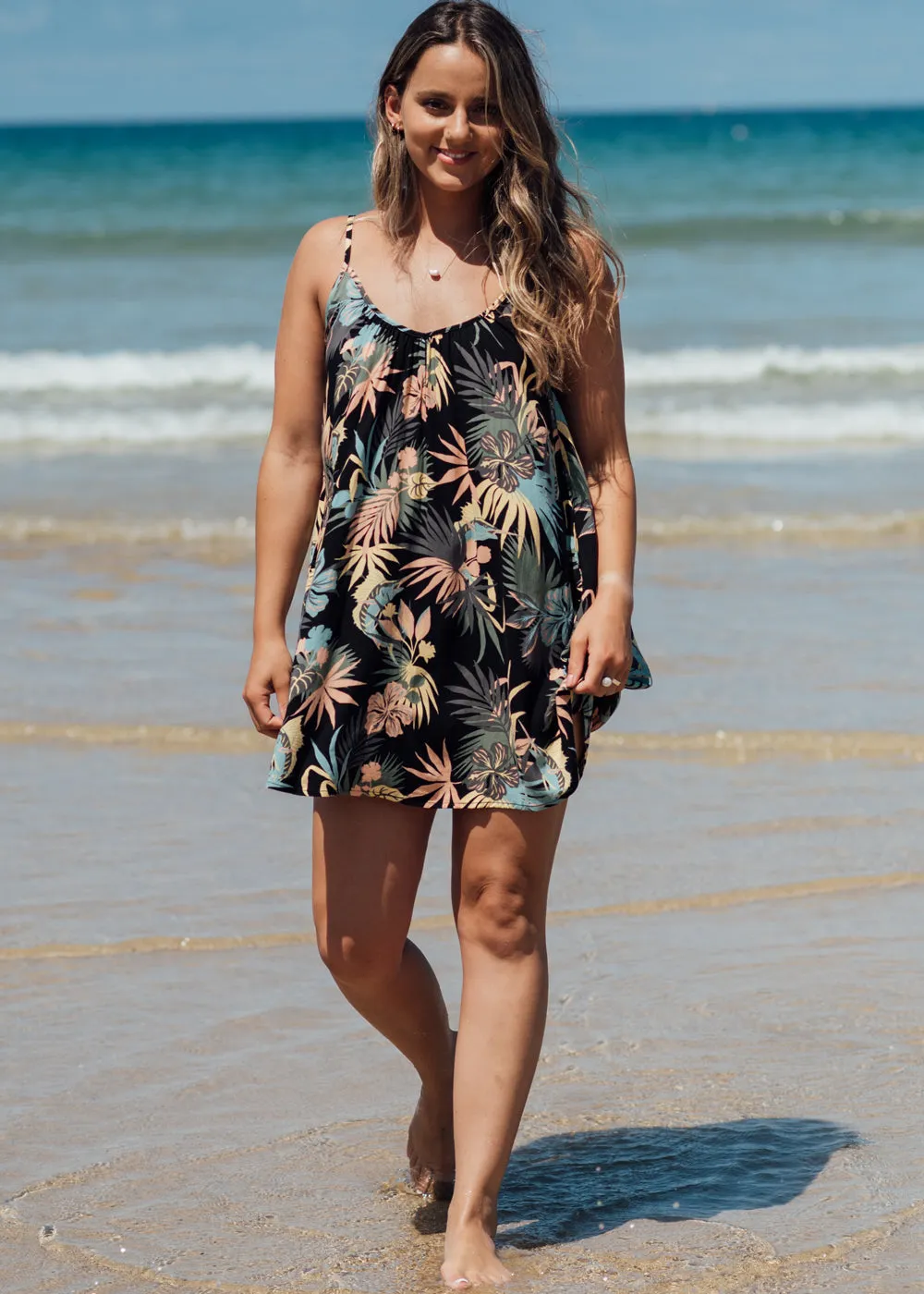 Desert Island Dress in Black