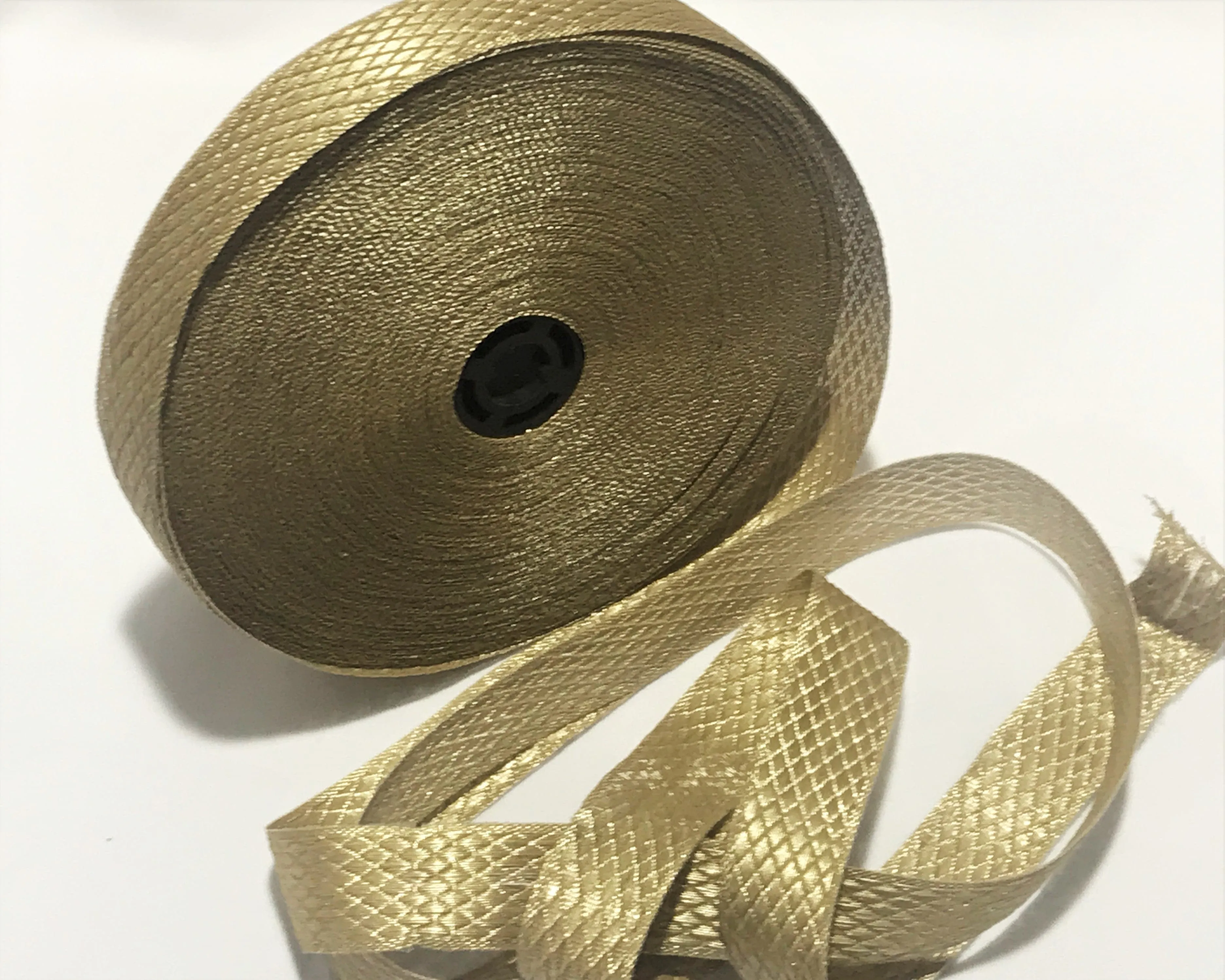 Diamond Metallic Woven Ribbon - 25mm