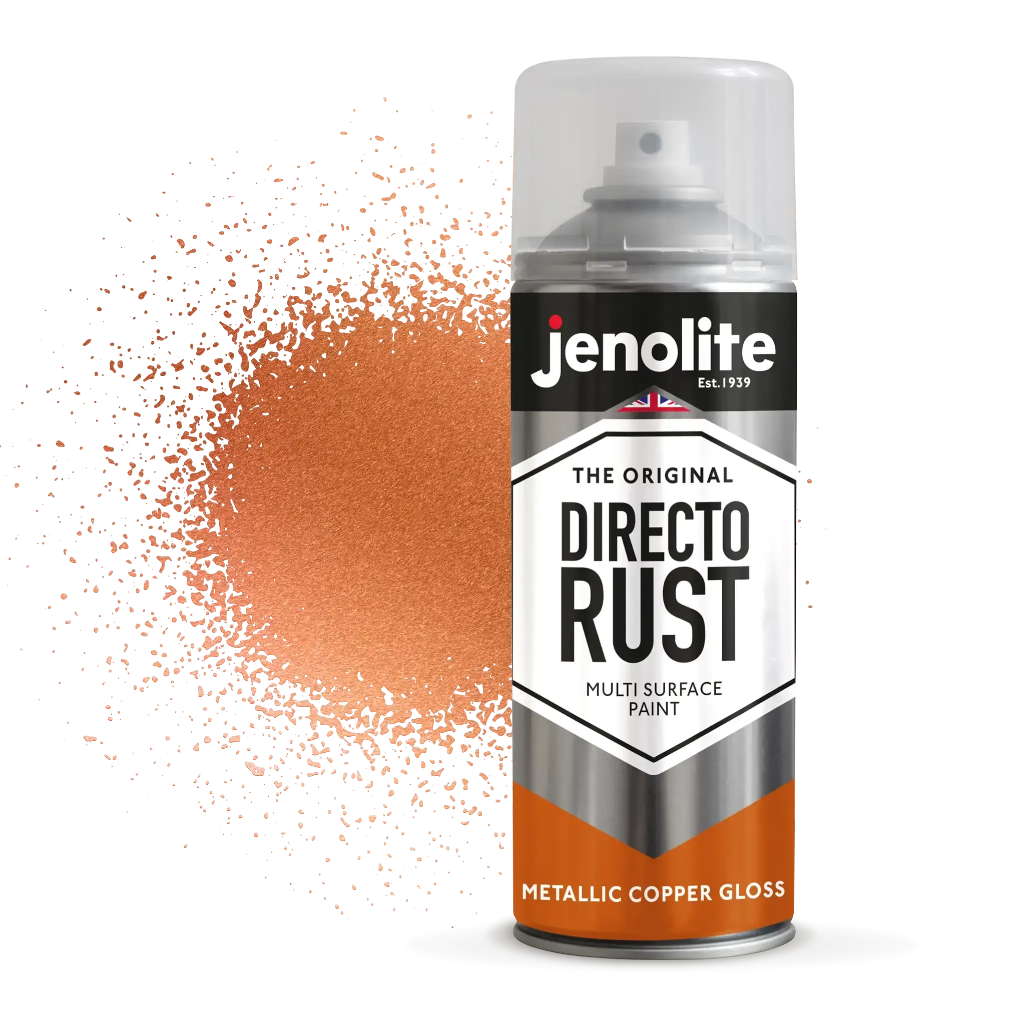 DIRECTORUST Metallic Gloss Spray Paint | 400ml | Multi Surface