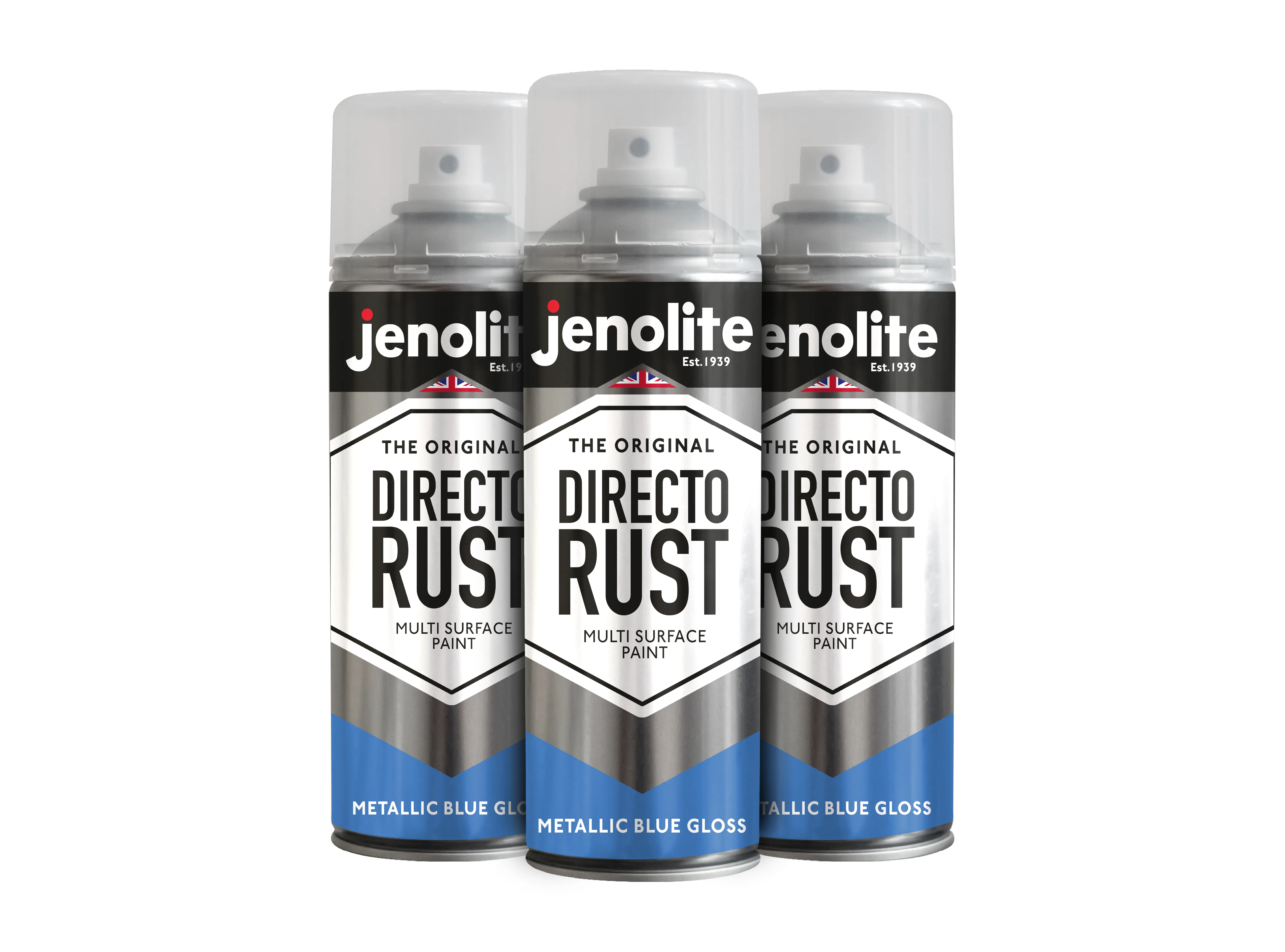 DIRECTORUST Metallic Gloss Spray Paint | 400ml | Multi Surface