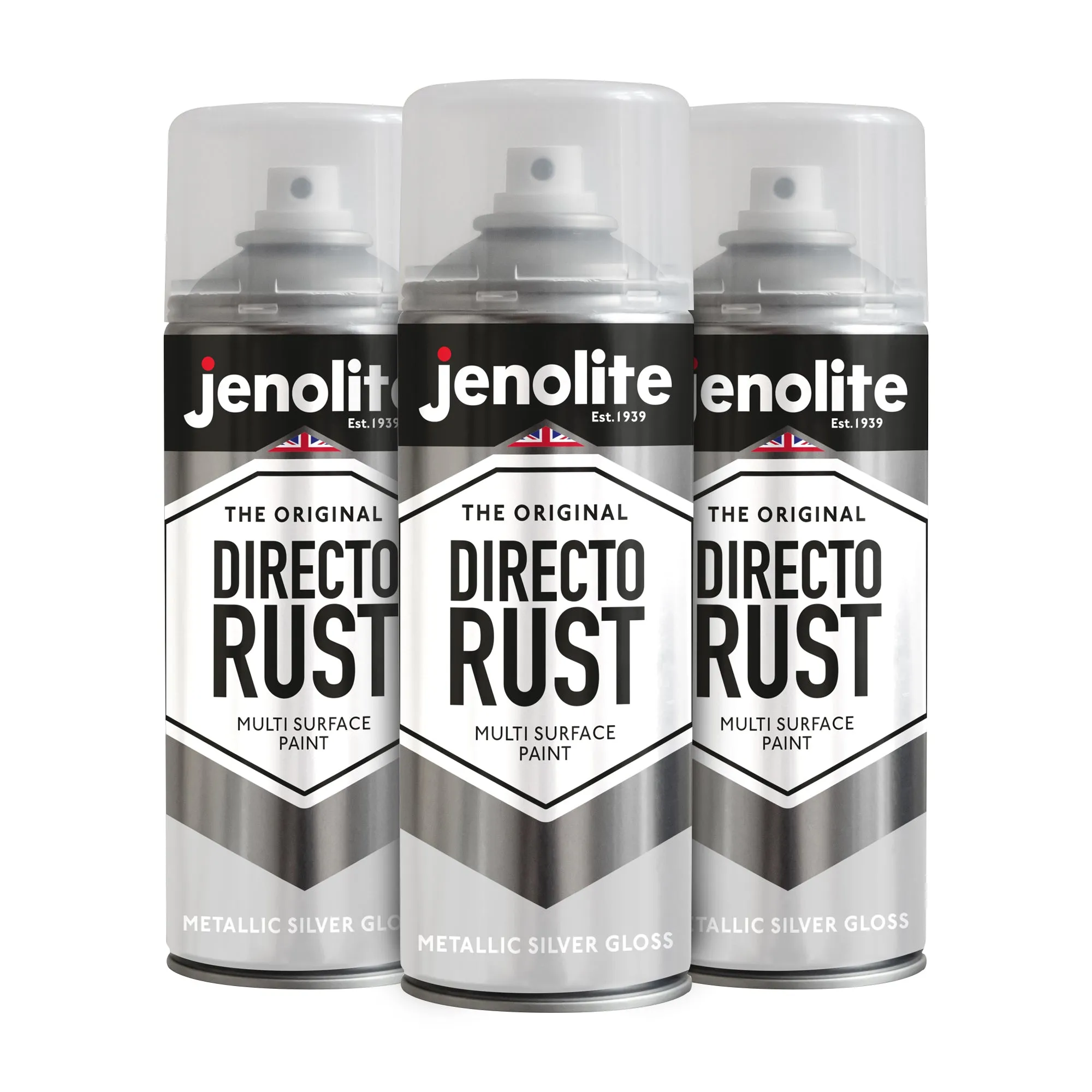 DIRECTORUST Metallic Gloss Spray Paint | 400ml | Multi Surface