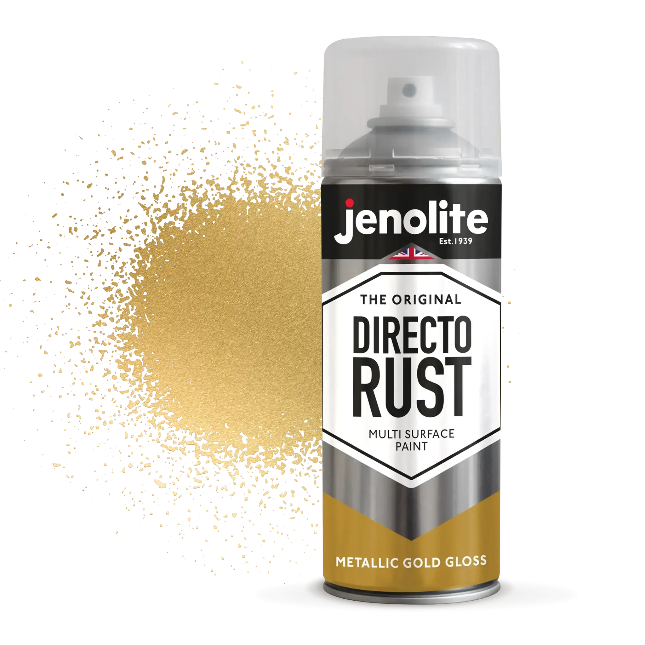 DIRECTORUST Metallic Gloss Spray Paint | 400ml | Multi Surface