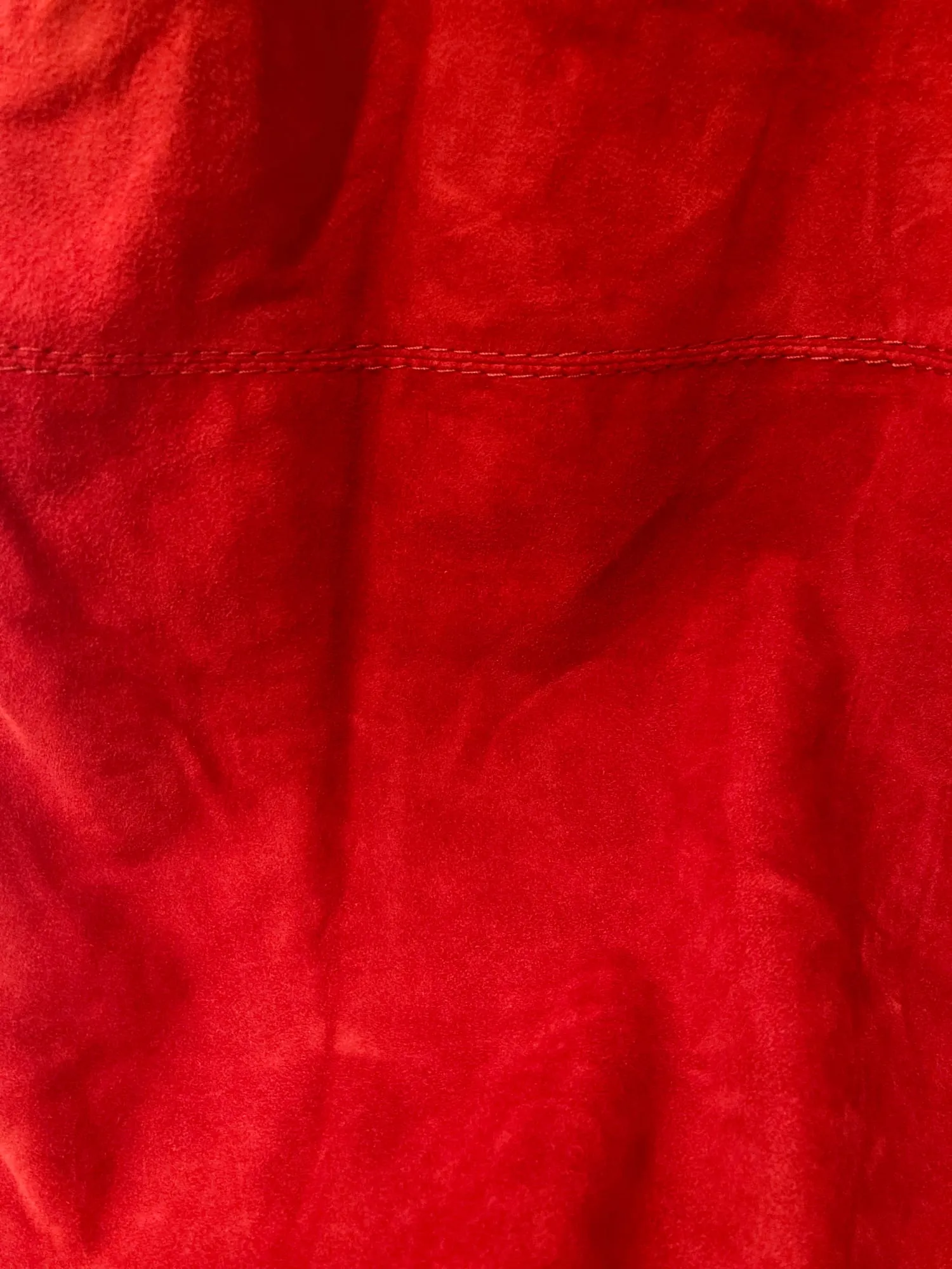 Dirk Bikkembergs 1990s 2000s red suede leather mini dress