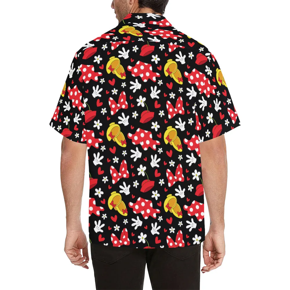 Disney Minnie Mouse All About The Bows Hawaiian Shirt