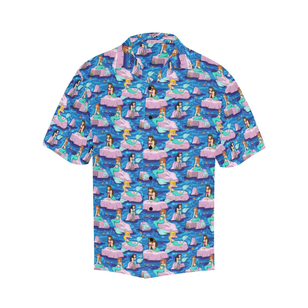 Disney Peter Pan Mermaid Lagoon Hawaiian Shirt