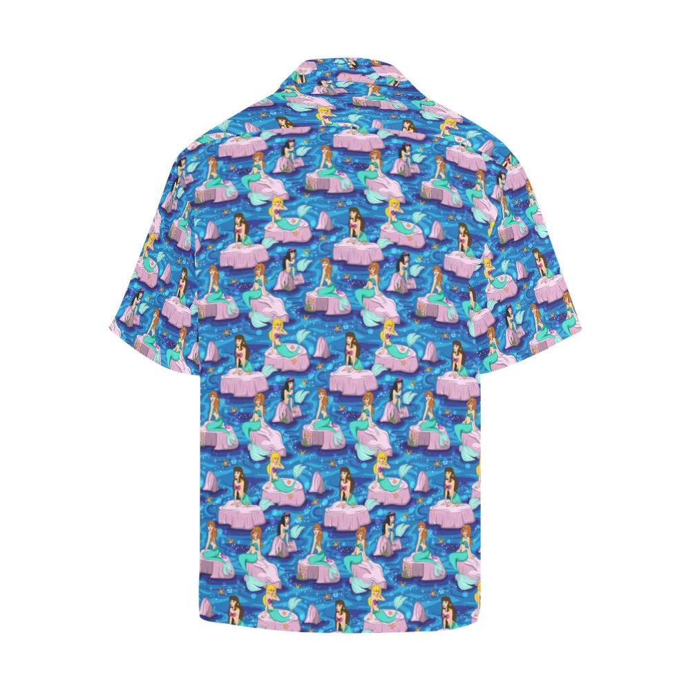 Disney Peter Pan Mermaid Lagoon Hawaiian Shirt